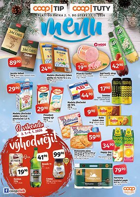 akční leták COOP 2.1.2026-13.1.2026