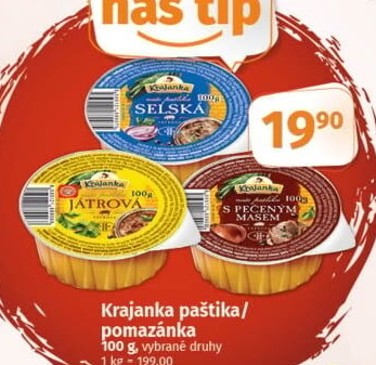Paštiky Krajanka