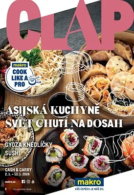 akční leták Makro 2.1.2026-13.1.2026