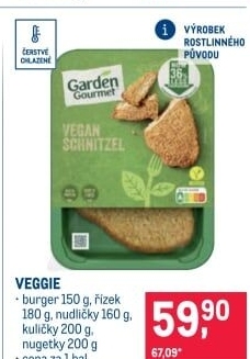 Nudličky veganské Veggie Garden Gourmet