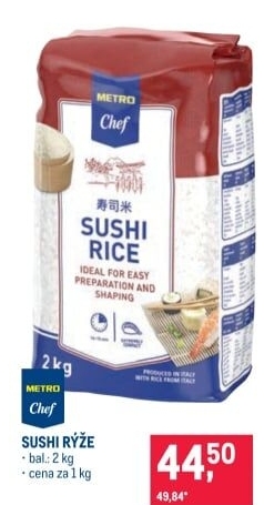 Rýže na sushi Metro Chef