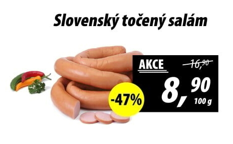 Salám slovenský točený
