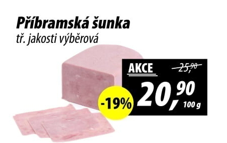 Šunka výběrová příbramská