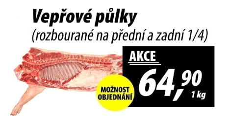 Vepřové půlky rozbourané
