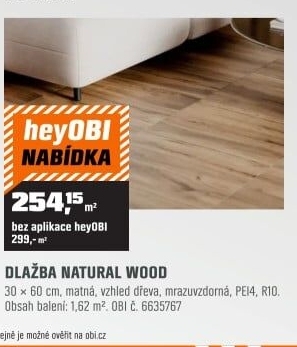 DlažbaSGR123Natural H 1,62 m2/kt - OBI akcniletaky.com