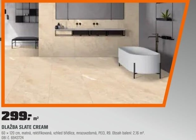 DlažbaSlate Crema MattStone