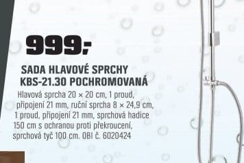 Sada nadhlav.sprchy,ruč.spr.