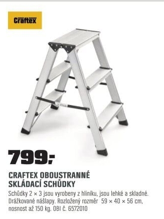 Schůdky oboustranné2x3skládací