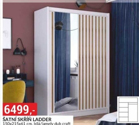 Šatní skříň Ladder