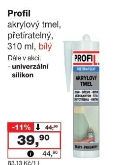 Akrylový tmel Profil