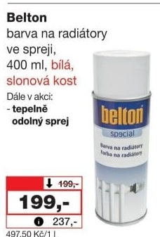 Barva ve spreji Belton
