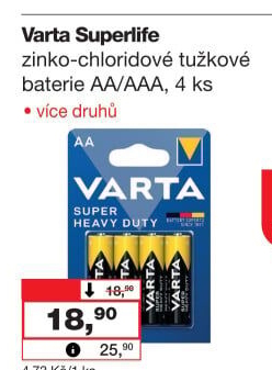 Baterie Superlife Varta