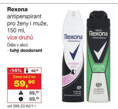 Deodorant sprej Rexona