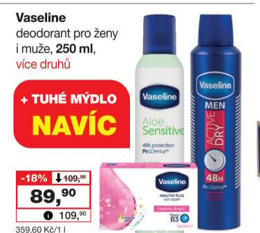 Deodorant sprej Vaseline