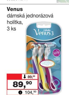 Jednorázová holítka dámská Gillette Venus