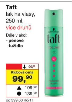 Lak na vlasy Taft Schwarzkopf
