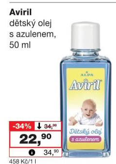 Olej dětský Aviril Alpa