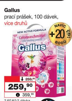 Prací prášek Gallus
