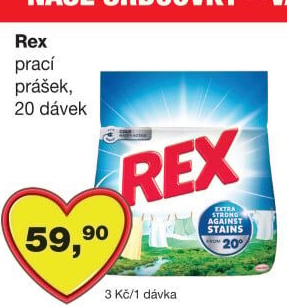 Prací prášek Rex