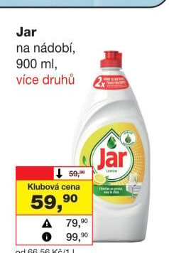 Prostředek na nádobí Jar