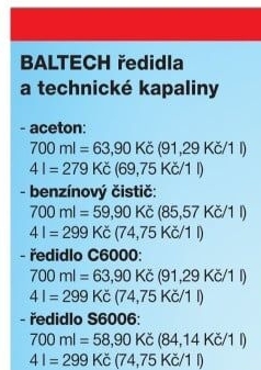 Ředidlo C6000 BALtech