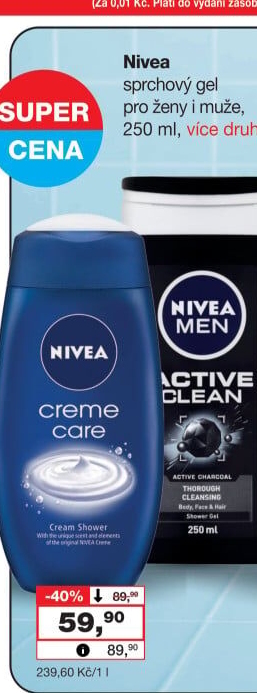 Sprchový gel Nivea