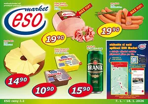 akční leták ESO MARKET 7.1.2026-18.1.2026