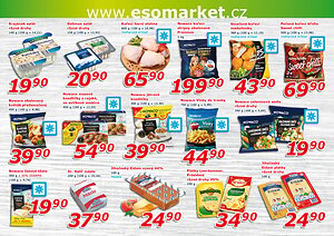 akční leták ESO MARKET 7.1.2026-18.1.2026
