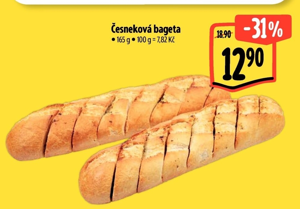 Bageta česneková