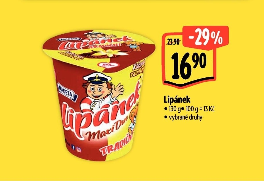 Dezert Lipánek Madeta