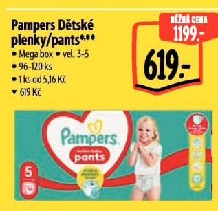 Pleny dětské Pampers