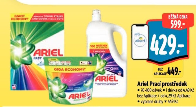 Prací prostředky Ariel