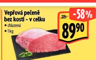 Vepřová pečeně bez kosti