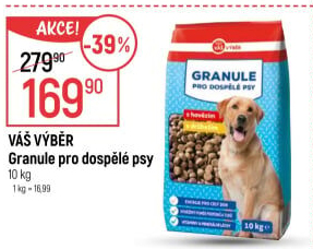 Granule pro psy Váš Výběr