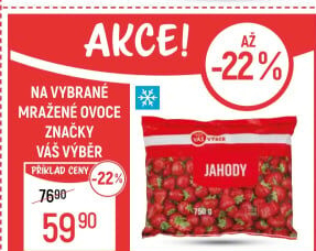 Jahody mražené Váš Výběr