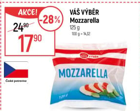 Mozzarella Váš Výběr