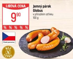 Párky jemné Globus