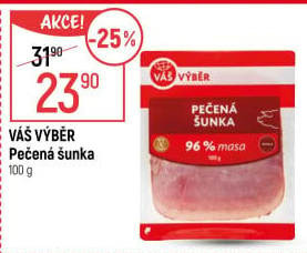Pečená šunka nejvyšší jakosti Váš Výběr