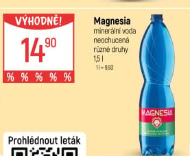 Přírodní voda Magnesia