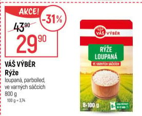 Rýže loupaná Váš Výběr