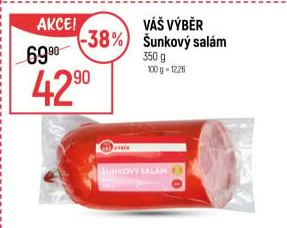 Salám šunkový Váš Výběr