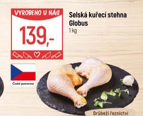 Selská kuřecí stehna Globus