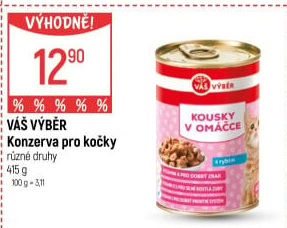 Konzerva pro kočky Váš Výběr