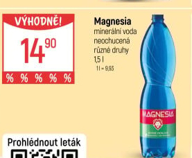 Přírodní voda Magnesia