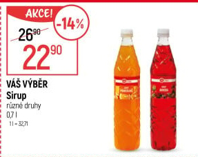 Sirup Váš Výběr