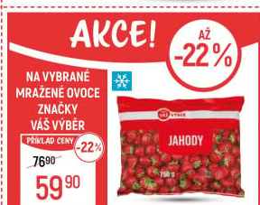 Jahody mražené Váš Výběr