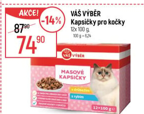 Kapsičky pro kočky Váš Výběr