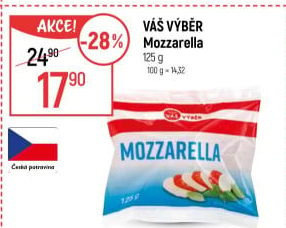Mozzarella Váš Výběr