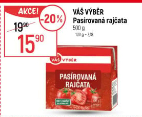 Pasírovaná rajčata Váš Výběr