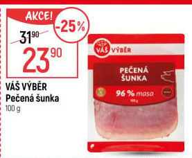 Pečená šunka nejvyšší jakosti Váš Výběr